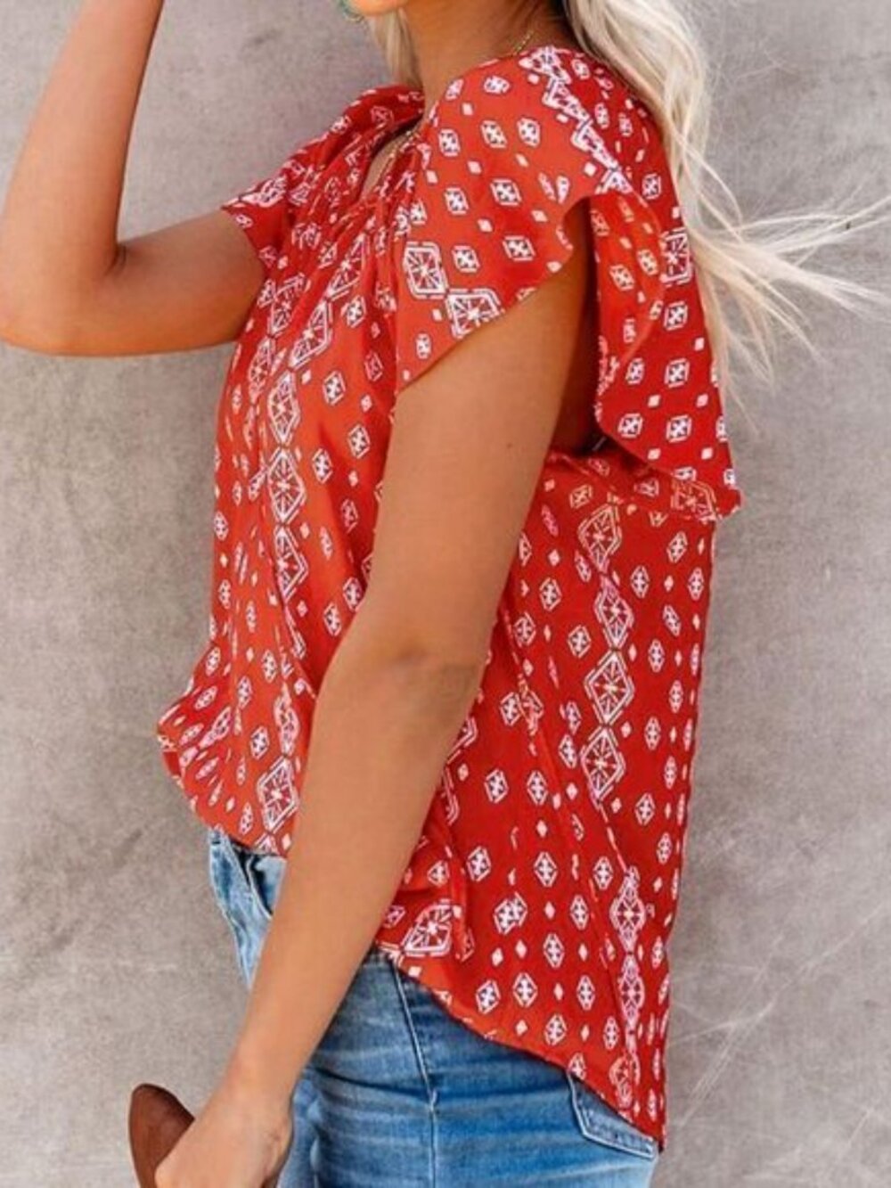 Boho Top ❤️ - Picture 2 of 7